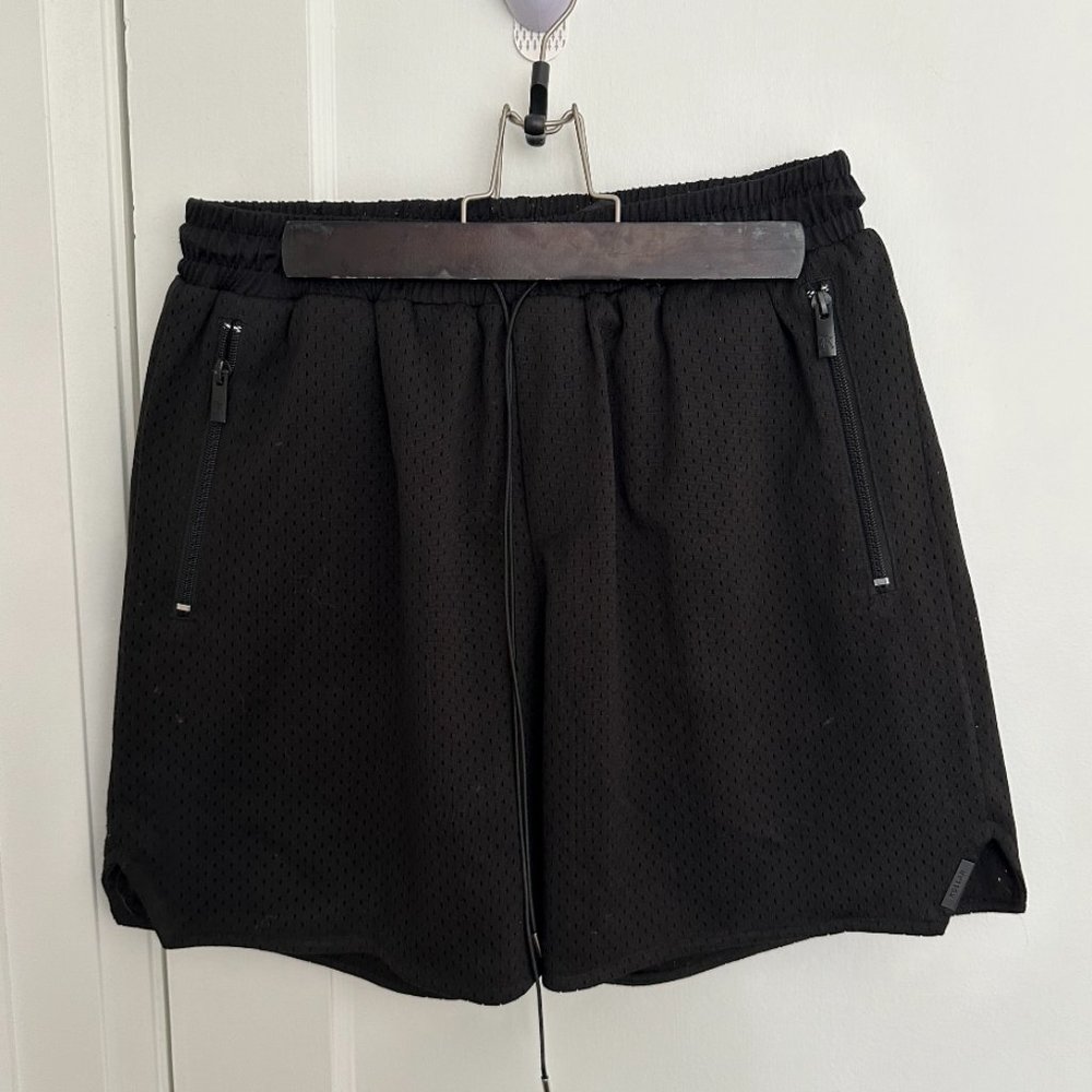 KOLLAR MESH SHORTS - BLACK - M